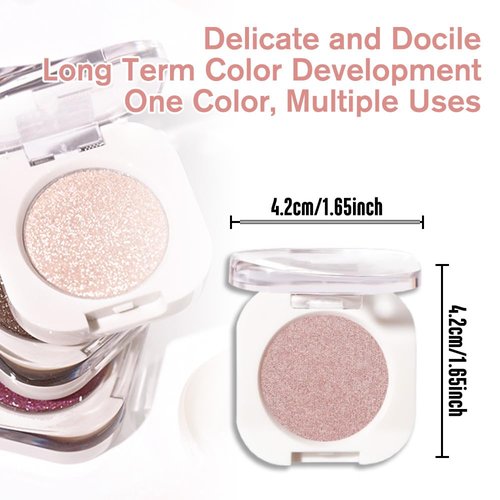 Regine Switzerland Champagne Shimmer Cream Eyeshadow - Light Gold Metallic Glow, Vegan & Cruelty-Free