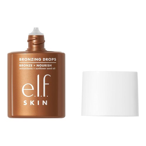 e.l.f. SKIN Bronzing Drops - Liquid Bronzer for a Sun-Kissed Glow | Infused with Vitamin E, Vegan, Copper Gold