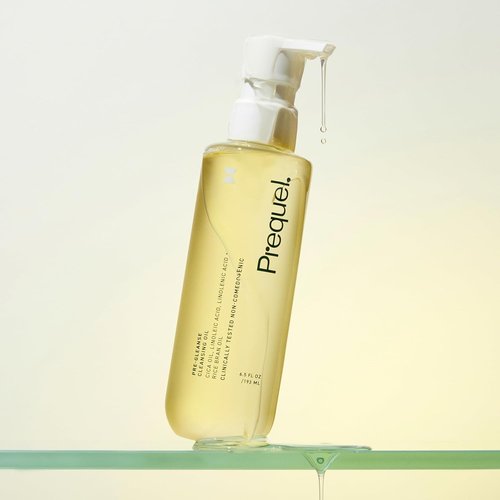 Prequel Skin Pre-Gleanse Oil Cleanser - Gentle Double Cleansing Oil for All Skin Types | 6.5oz