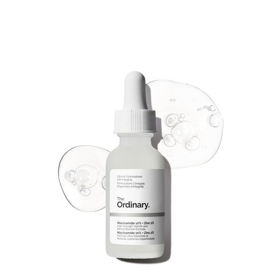 The Ordinary Niacinamide 10% + Zinc 1% Serum - Smoothing Solution for Blemish-Prone Skin
