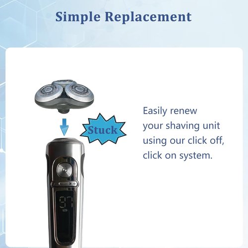 Philips Norelco SH90 Replacement Shaver Head - Double Precision Blades for S9000 Prestige & S8000 Series | 1 Pack