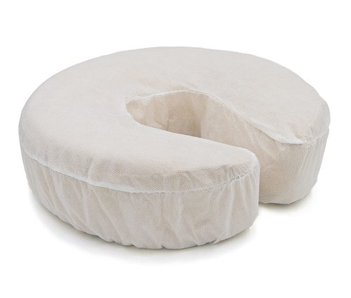 LIFESOFT Disposable Fitted Face Cradle Covers Silky Massage Headrest Covers Box of 100