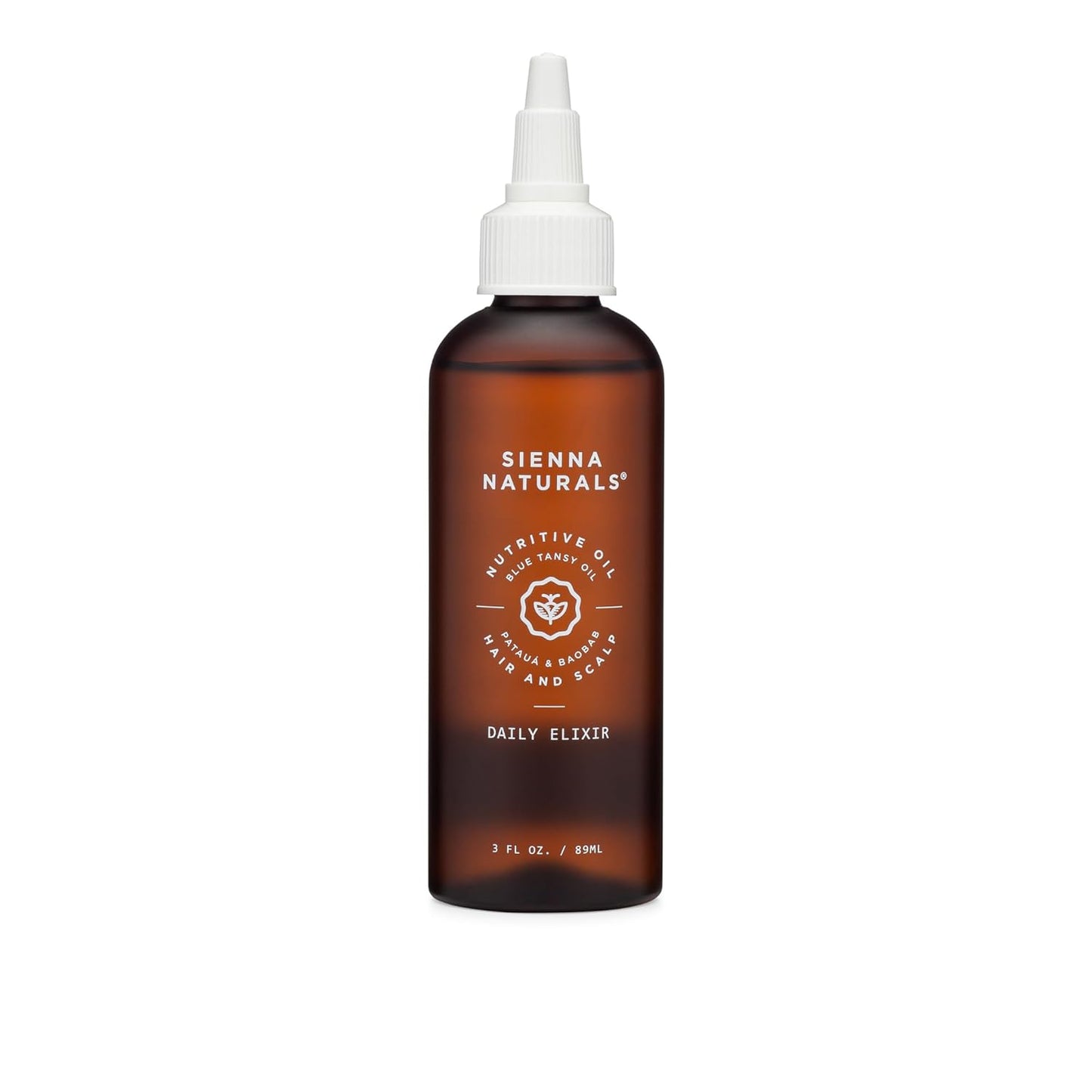 Sienna Naturals Daily Hair Elixir - Lightweight Scalp & Hair Oil with Baobab & Blue Tansy | 3oz Vegan Hydration