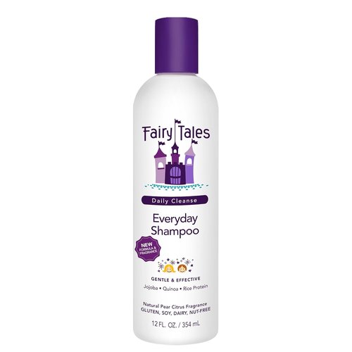 Fairy Tales Daily Cleanse Kids Shampoo - Gentle, Tangle-Free, Moisturizing Formula | Paraben-Free, 12 oz.
