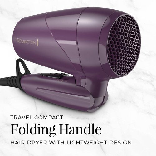 Remington Hair Dryer - Advanced Thermal Technology | Travel-Friendly Folding Handle, 1875 Watts