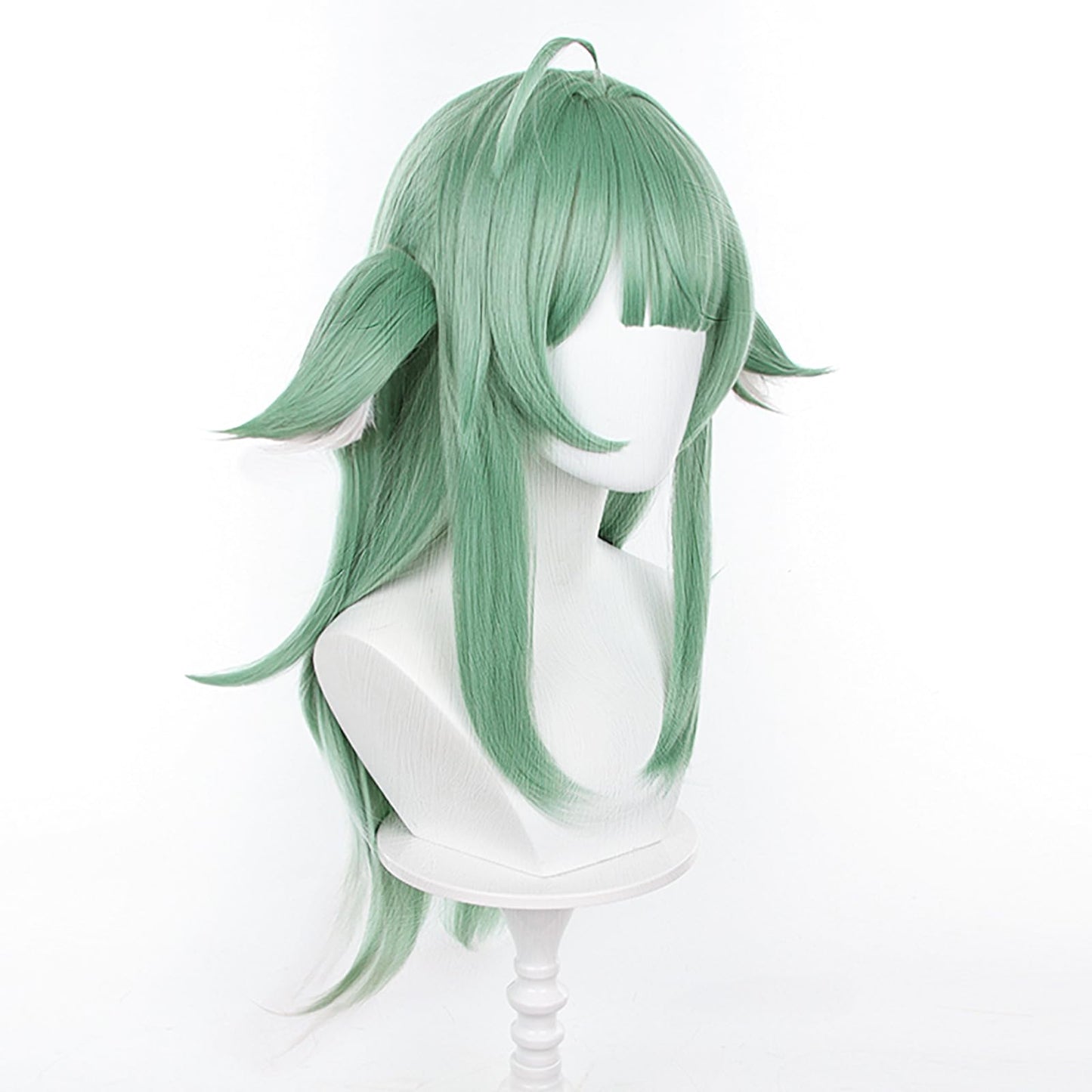 XiongXiongLe Honkai Star Rail Huohuo Cosplay Wig Middle Long Straight Green Hair Wigs for Women Girls Cos Anime Game Party Halloween Christmas(Huohuo)