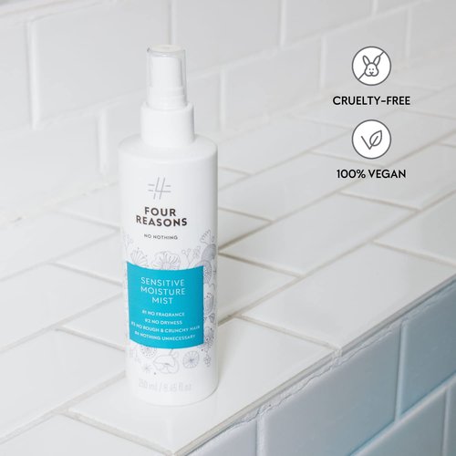 No Nothing Moisture Detangling Mist - Fragrance-Free Leave-In Conditioner & Heat Protectant Spray for Sensitive Scalp, 8.5 fl oz