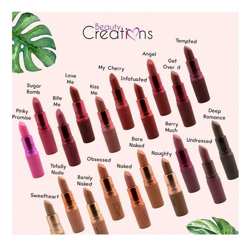 Beauty Creations Angel Matte Lipstick - Long-Lasting Color | LS08 Shade for Stunning Lips
