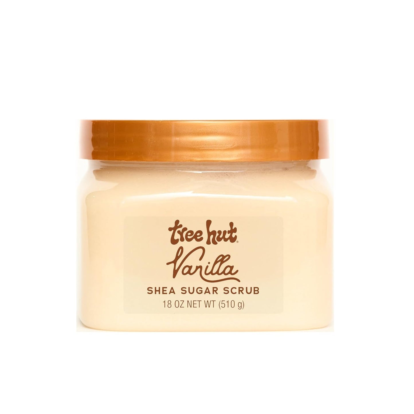 Tree Hut Vanilla Shea Sugar Scrub - Exfoliating & Hydrating Body Scrub with Shea Butter | 18 oz, Vegan, All Skin Types