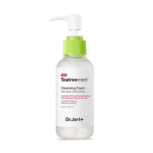 Dr.Jart+ Teatreement Cleansing Foam - Korean Face Wash for Oily Skin | 4.05 Fl Oz