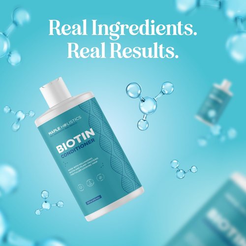 Biotin Conditioner for Thinning Hair - Volumizing Conditioner for Fine Thin & Weak Hair - Sulfate Paraben & Silicone Free with Nourishing Plant Proteins Argan Oil Green Tea & B Vitamins (16 Fl Oz)