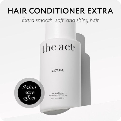 Act Extra Hair Conditioner - Deep Hydration & Nourishment for All Hair Types | Vegan 9.47 Fl Oz