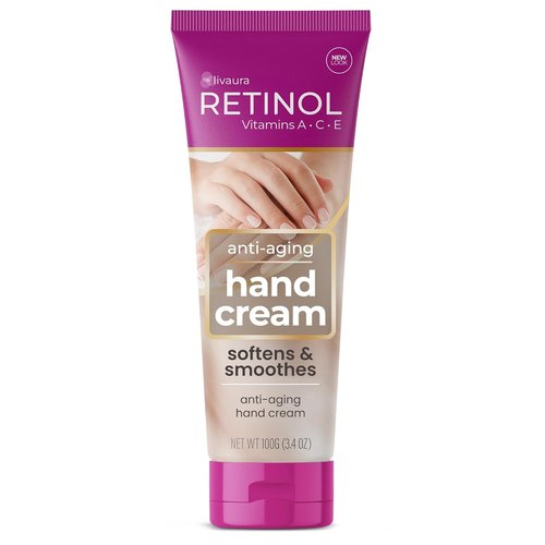 LIVAURA Retinol Anti-Aging Hand Cream - Rich, Velvety Formula for Youthful Hands & Nails - Vitamin A Infused