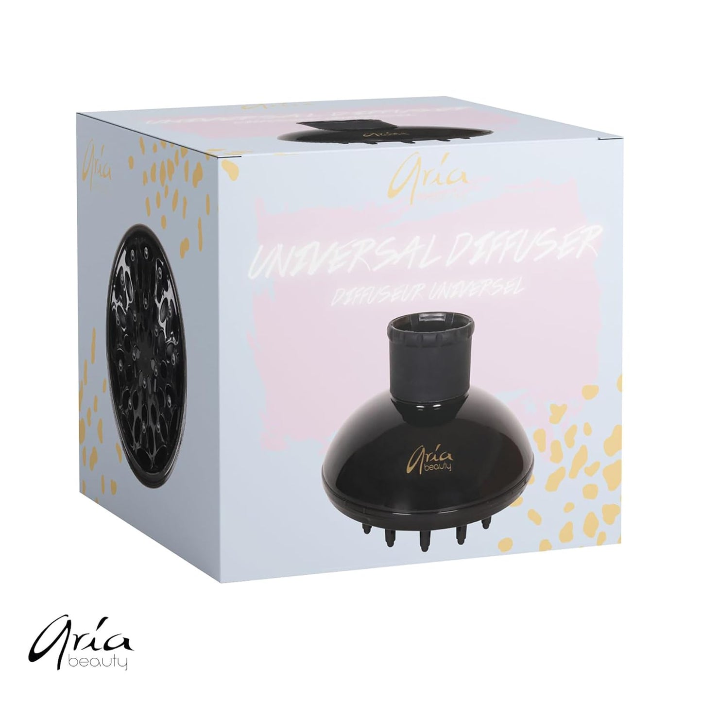Aria Beauty Blow Dryer Diffuser - Perfect for Curly & Wavy Hair - Durable High-Temperature Plastic - 1 Pc