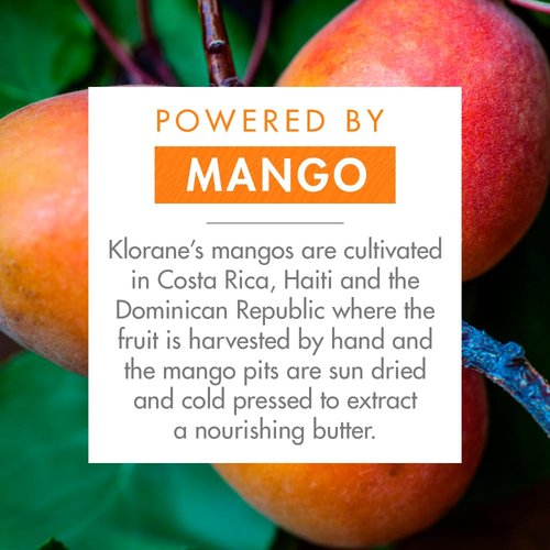 Klorane Nourishing Shampoo - Mango Butter Infused Formula | 13.5 oz for Soft, Hydrated Hair