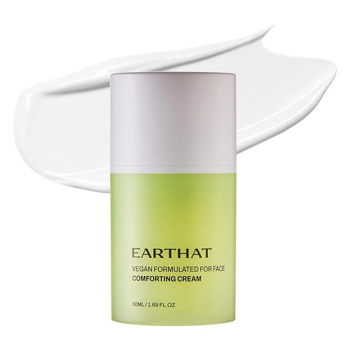 Panthenol Cream - Korean Skincare for Glass Skin | Hydrating Face Moisturizer with Centella Asiatica & Hyaluronic Acid | 1.69oz Airless Pump