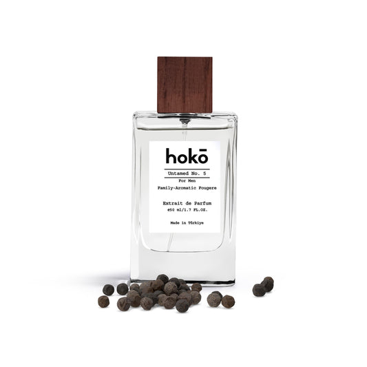 HOKO Untamed No. 5, inspired by Sauvage For Men Extrait de Parfum Cologne For Men Size 1.7Oz/50ml, Vegan, Paraben Free