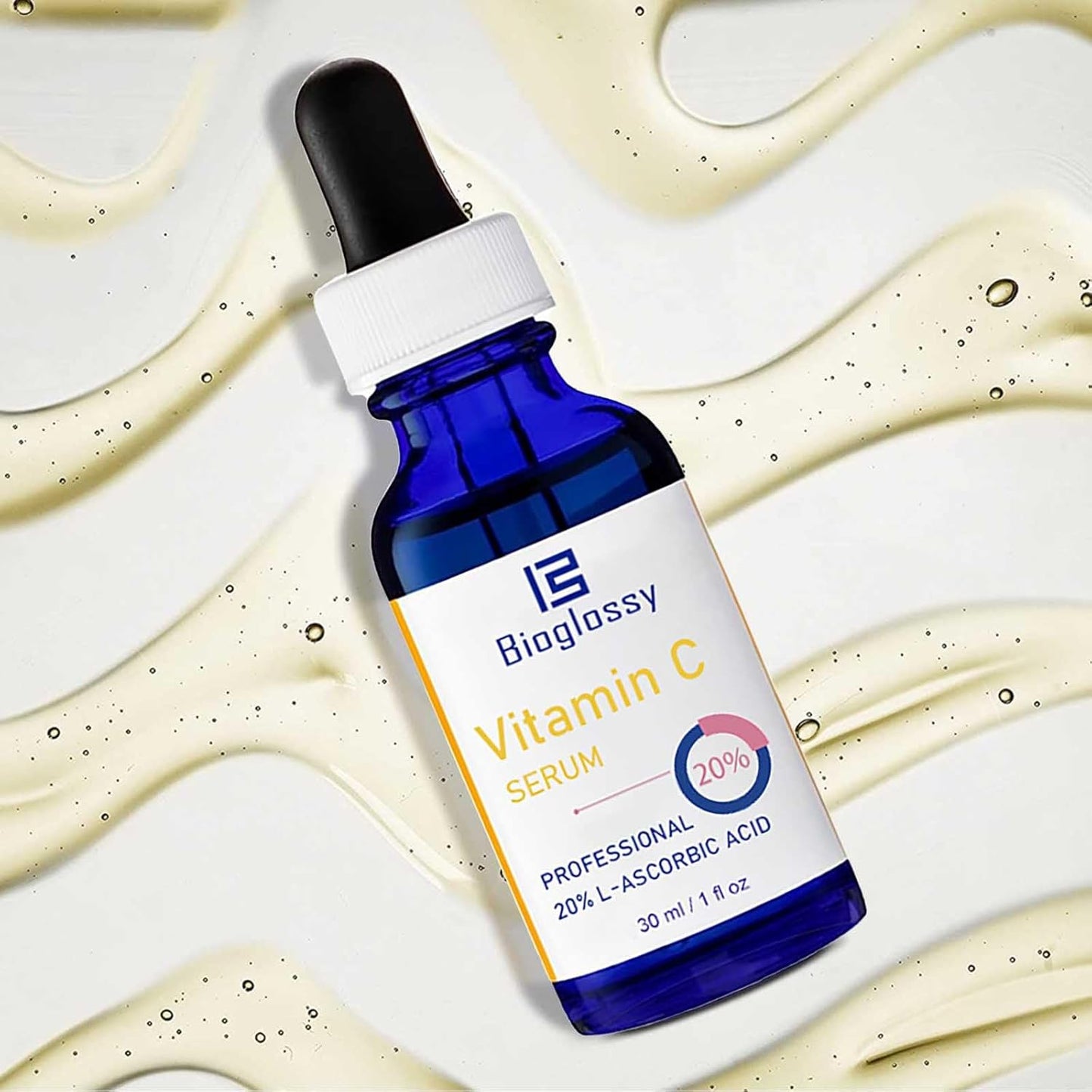 Skiennix Vitamin C Serum 20% - Professional Anti-Aging Face Serum for Radiant Skin & Reduced Fine Lines