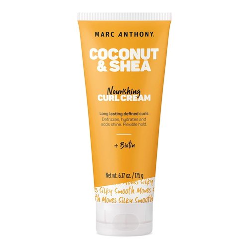 Marc Anthony Nourishing Curl Defining Cream - Hydrating Styling Cream for Extra Dry Hair, Coconut & Shea - Flexible Hold & Frizz Control