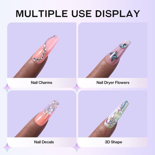 Glamonade Nail Rhinestone Solid Glue: 30g Super Strong Gel for Nail Gems Charms No Wipe Clear Gel for 3D Nail Art DIY Nail Designs Nail Tech Must Supplies