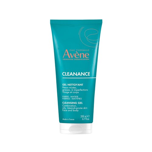 Avène Cleanance Cleansing Gel - Soap-Free Acne Cleanser for Oily Skin | Face & Body, Alcohol-Free