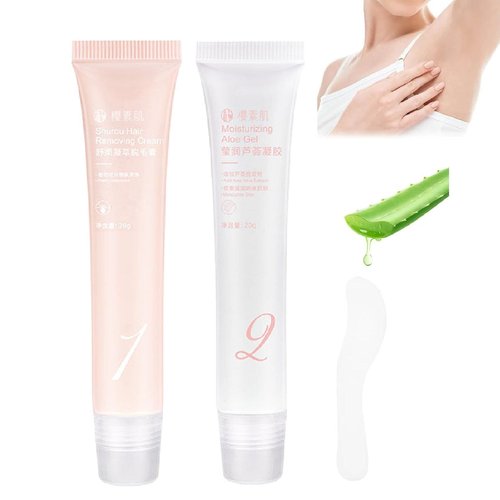 Auures Hair Removal Cream, Auures Facial Hair Removal Cream Kit, Painless Auures Hair Removal, Facial Hair Removal Creams For Women With Scraper