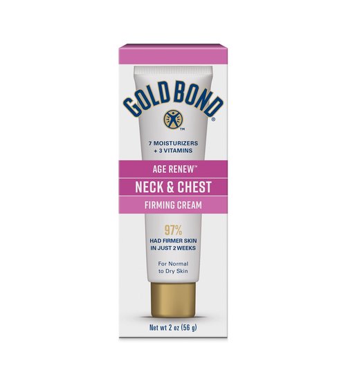 Gold Bond Age Renew Neck & Chest Firming Age Renew Cream, 2 oz., Clinically Tested Skin Firming Neck Cream