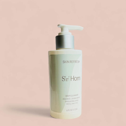 Skiennix Skin Refresh Deep Cleanser - AHA/BHA Exfoliating Scrub with Jojoba Seeds