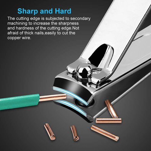 Nail Clippers Set Fingernail and Toenail Clipper Cutters for Men and Women, Professional Manicure Pedicure Grooming Kit, 18 Pieces Stainless Steel Nail Care Tools with PU Leather Travel Case