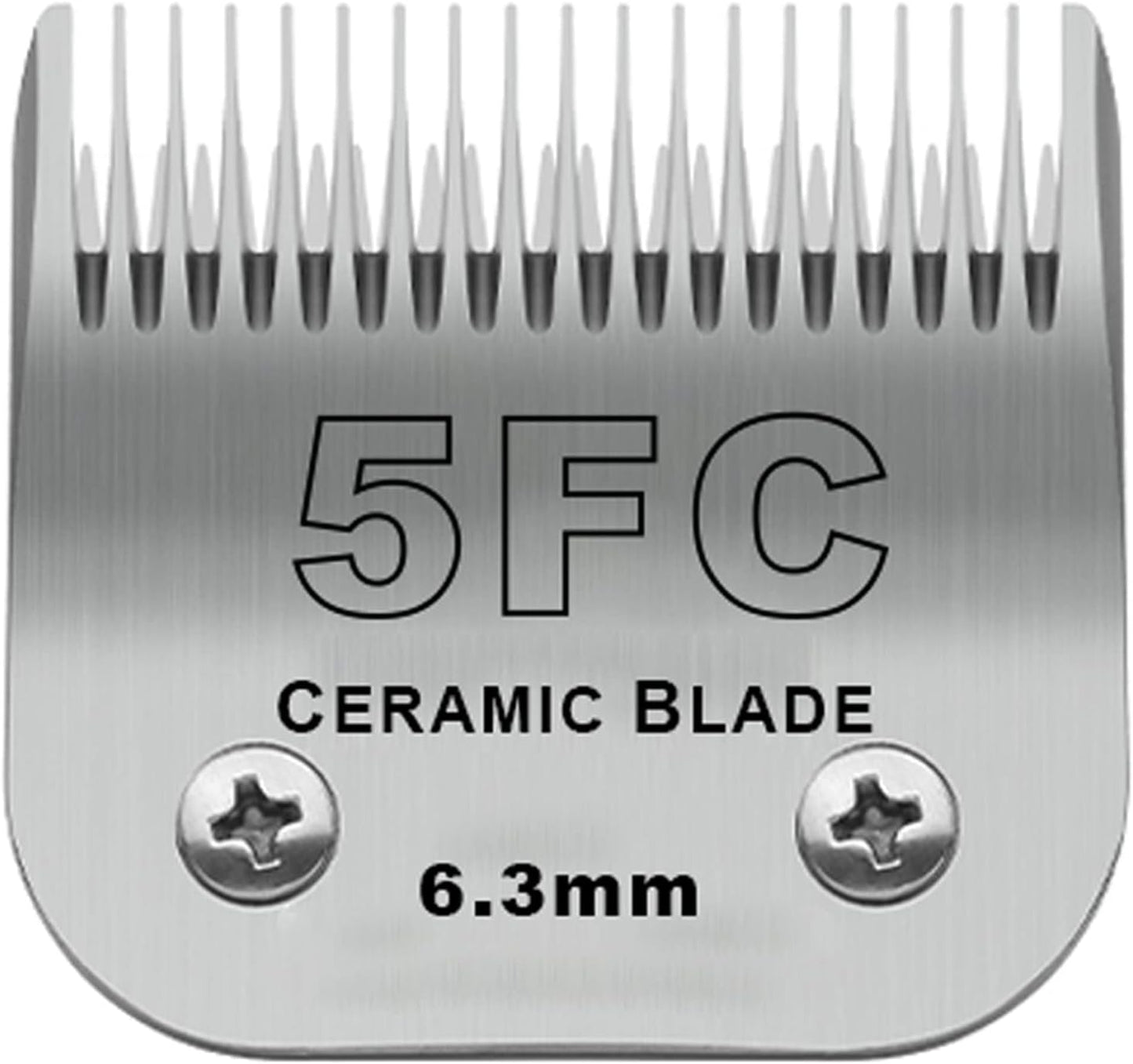 Skiennix Detachable Dog Grooming Clipper - Ceramic Blades for Andis & Oster | Size 5FC (1/4”, 6.3mm) Cut Length