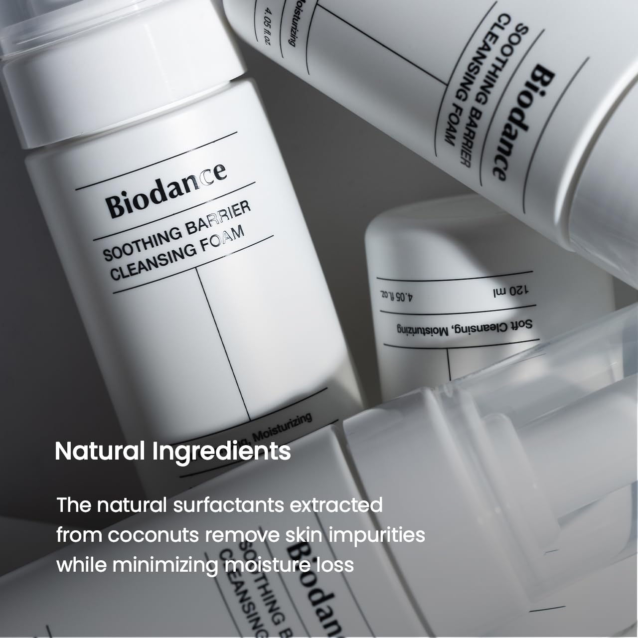 BIODANCE Soothing Barrier Cleansing Foam - Gentle Micro Bubble Facial Cleanser | 4.06 fl. oz, 120ml