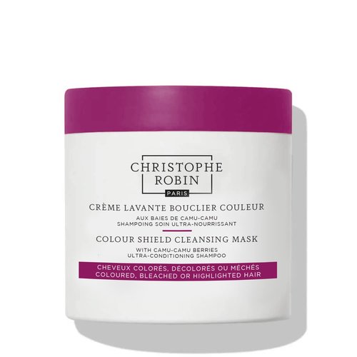 Christophe Robin Color Shield Cleansing Mask - Nourishing Camu Camu Berries for Color-Treated Hair | 8.4 fl. oz