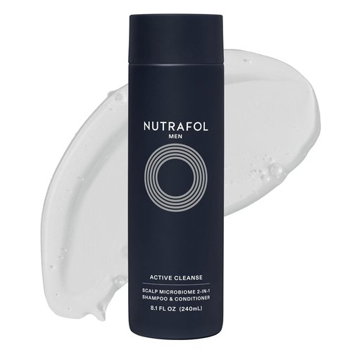 Nutrafol Men's 2-in-1 Shampoo & Conditioner - Cleanses, Hydrates, Strengthens Thinning Hair | 8.1 Fl Oz
