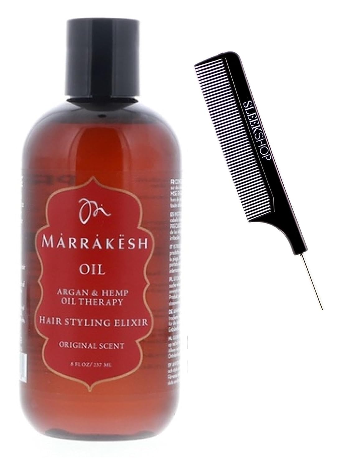 Skiennix Hair Styling Elixir - Marrakesh Oil Therapy with Argan & Hemp Oil - XXL 8 oz