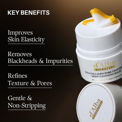 d'alba Piedmont Signature Vita Collagen Pore Tightening Deep Cleansing Balm (1.69 fl oz)