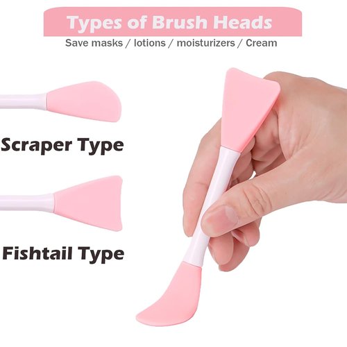RamPula Silicone Face Mask Brush - Flexible Applicator for Mud, Clay & Sleeping Masks | Beauty Tool