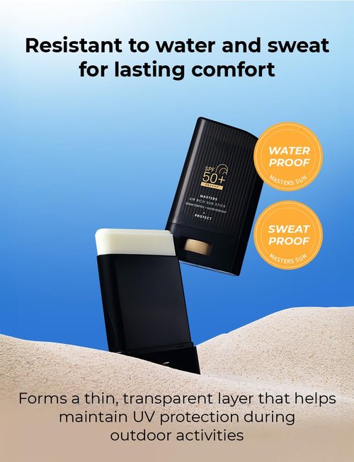 Masters Air Rich Sun Stick - SPF 50+/PA++++ Protection | Lightweight 22g (0.49oz) Sunscreen