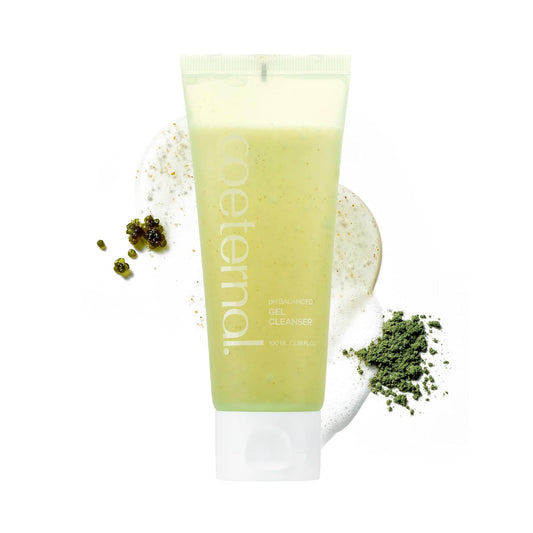 Skiennix pH Balanced Gel Cleanser - Hydrating Korean Foaming Face Wash with Algae11 & Kelp Powder | 100ml/3.38 fl.oz.
