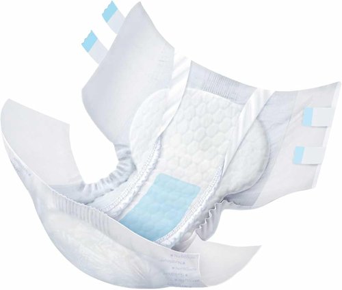 NorthShore MegaMax Adult Diapers - 12-Hour Protection for Heavy Bladder Leaks | Medium, 10 Count, White (32-44 inches)
