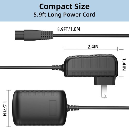 BaByliss PRO Charger - 4.5V Power Adapter for FX788, FX787, FX870, FX820, FXSSM, FX726, FX825 Clippers