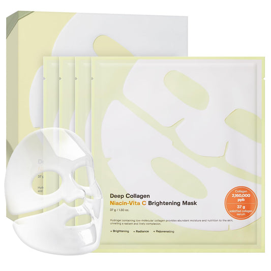 SUNGBOON EDITOR Deep Collagen Niacin-Vita C Overnight Mask - Brightening & Anti-Wrinkle | 4 Pack