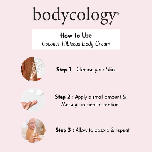 Body Cream - Coconut Hibiscus by Bodycology for Women - 8 oz Body Cream
