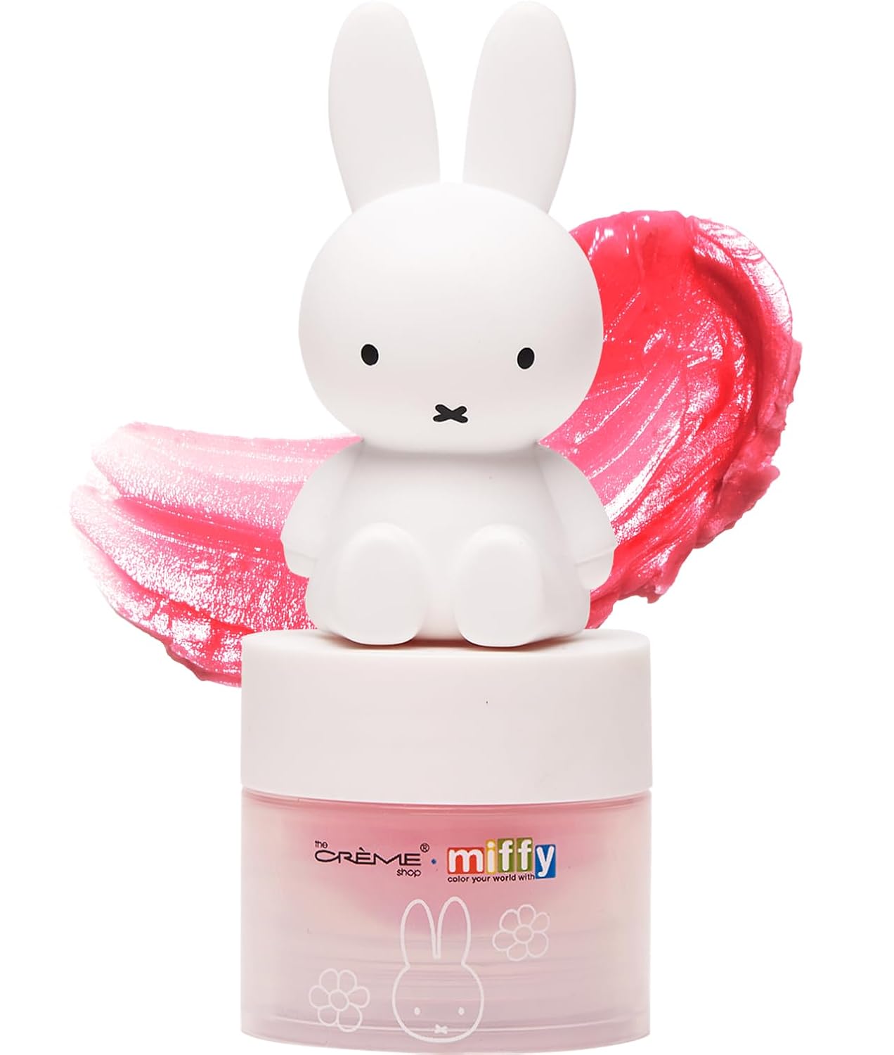 The Crème Shop Miffy Tinted Lip Balm - Hydrating Formula with Hyaluronic Acid & Murumuru - Rare Rose