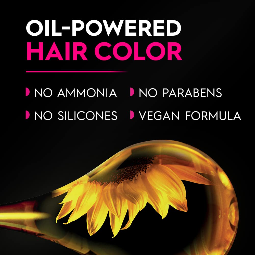 Garnier Hair Color Olia Ammonia-Free Brilliant Color Oil-Rich Permanent Hair Dye, 3.0 Darkest Brown, 2 Count (Packaging May Vary)