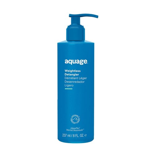AQUAGE Weightless Detangler - Ultra-Light Conditioner for Hydration & Moisture Restoration | 8 oz