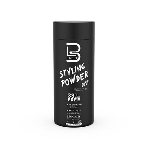 L3 Level 3 Styling Powder - Natural Look for Men - Easy Application, No Greasy Residue | 30 Grams