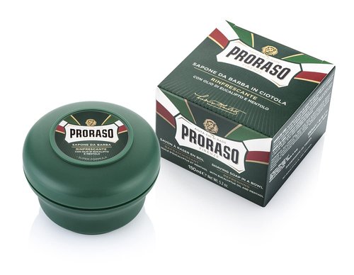 Proraso Shaving Soap - Rich Lather for a Smooth Shave | Classic Eucalyptus Scent