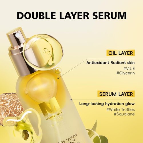 2Pack MSMEESUYA White Truffle First Spray Serum, Hydrating Face Mist & Lightweight Facial Mist, Glow Boost Moisturizing Formula for Radiant, Smooth Skin, Non-Comedogenic, 120ml/ 4.05 fl oz