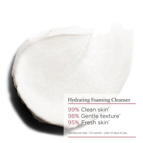 Clarins Hydrating Gentle Foaming Cleanser - Revitalizes Skin, Organic Aloe Vera | Soap-Free, SLS-Free