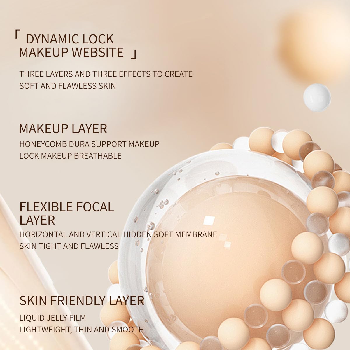 VENROCK 24HR Long-Lasting Liquid Foundation - Radiant, Waterproof & Oil-Control | Ivory White, 30ml
